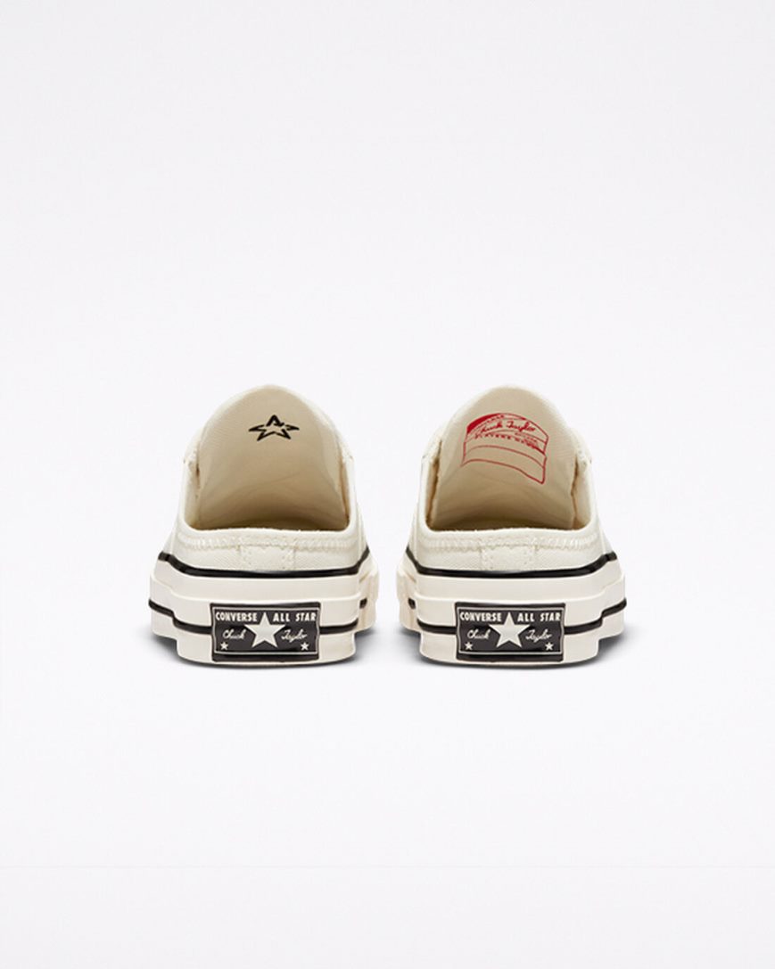 Women's Converse Chuck 70 Mule Low Top Shoes Beige / Black | AU 961C8G